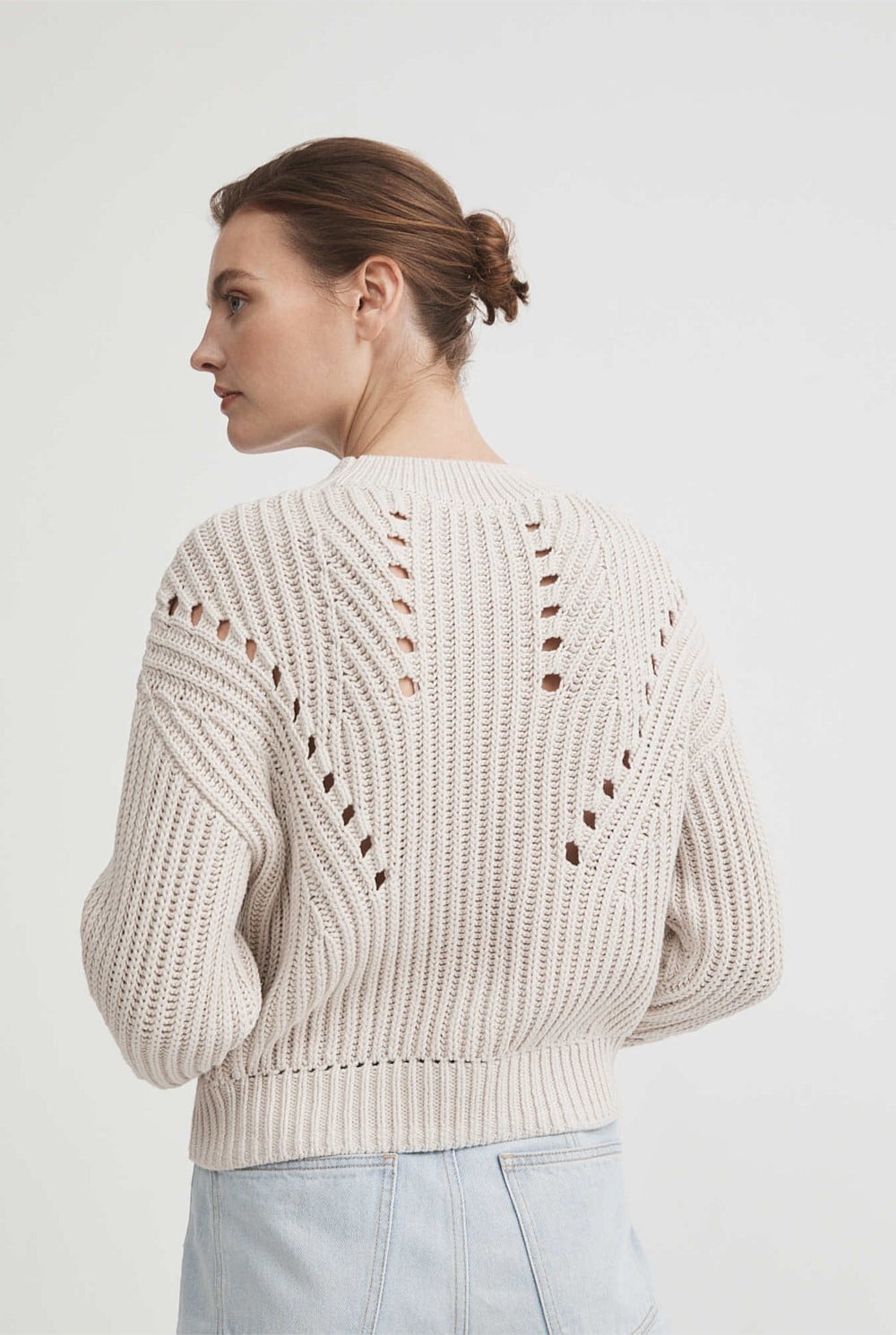 Pointelle Slouch Knit