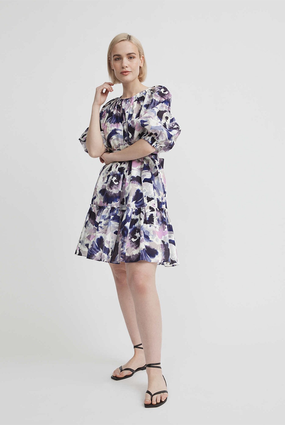 Print Raglan Dress