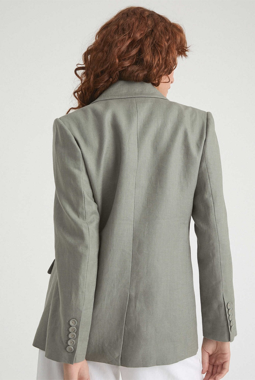 Relaxed Linen Blazer