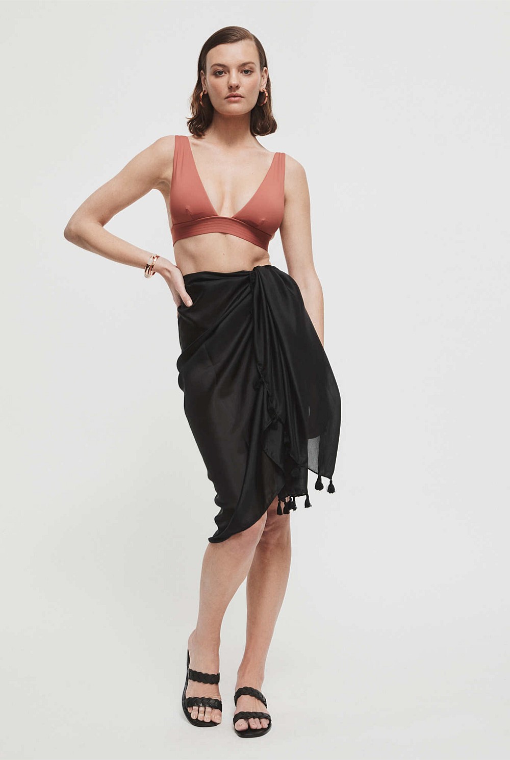 High Waist Swim Bottom