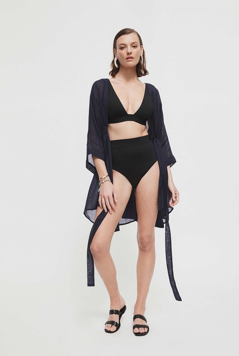 High Waist Swim Bottom