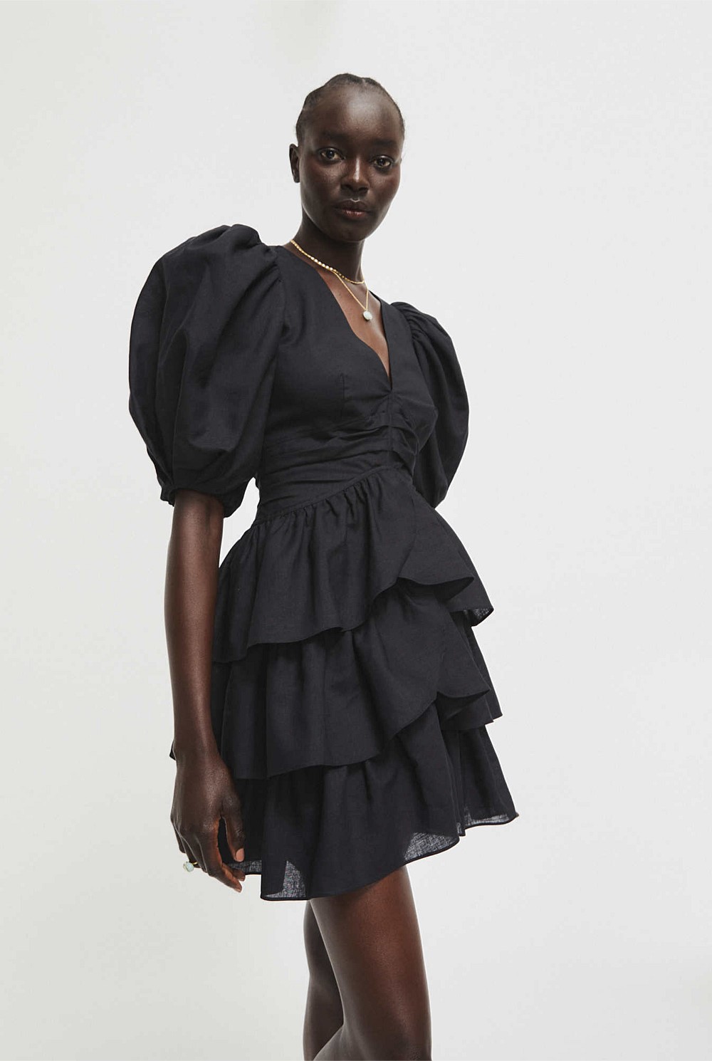 Ruffle Skirt Dress