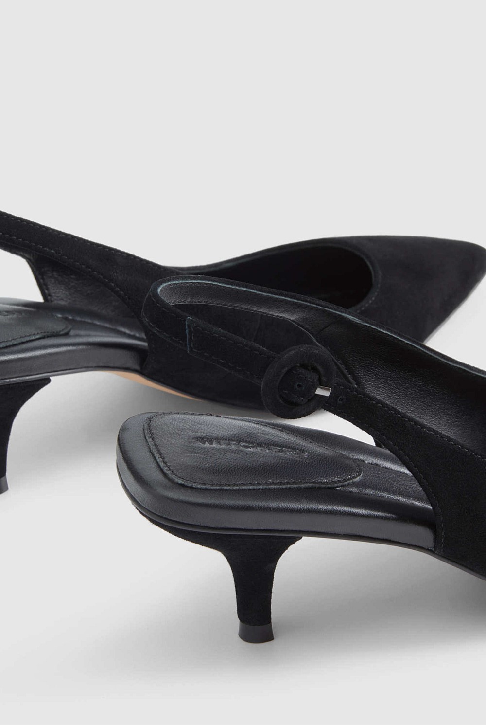 Gwen 65mm Suede Sling Back