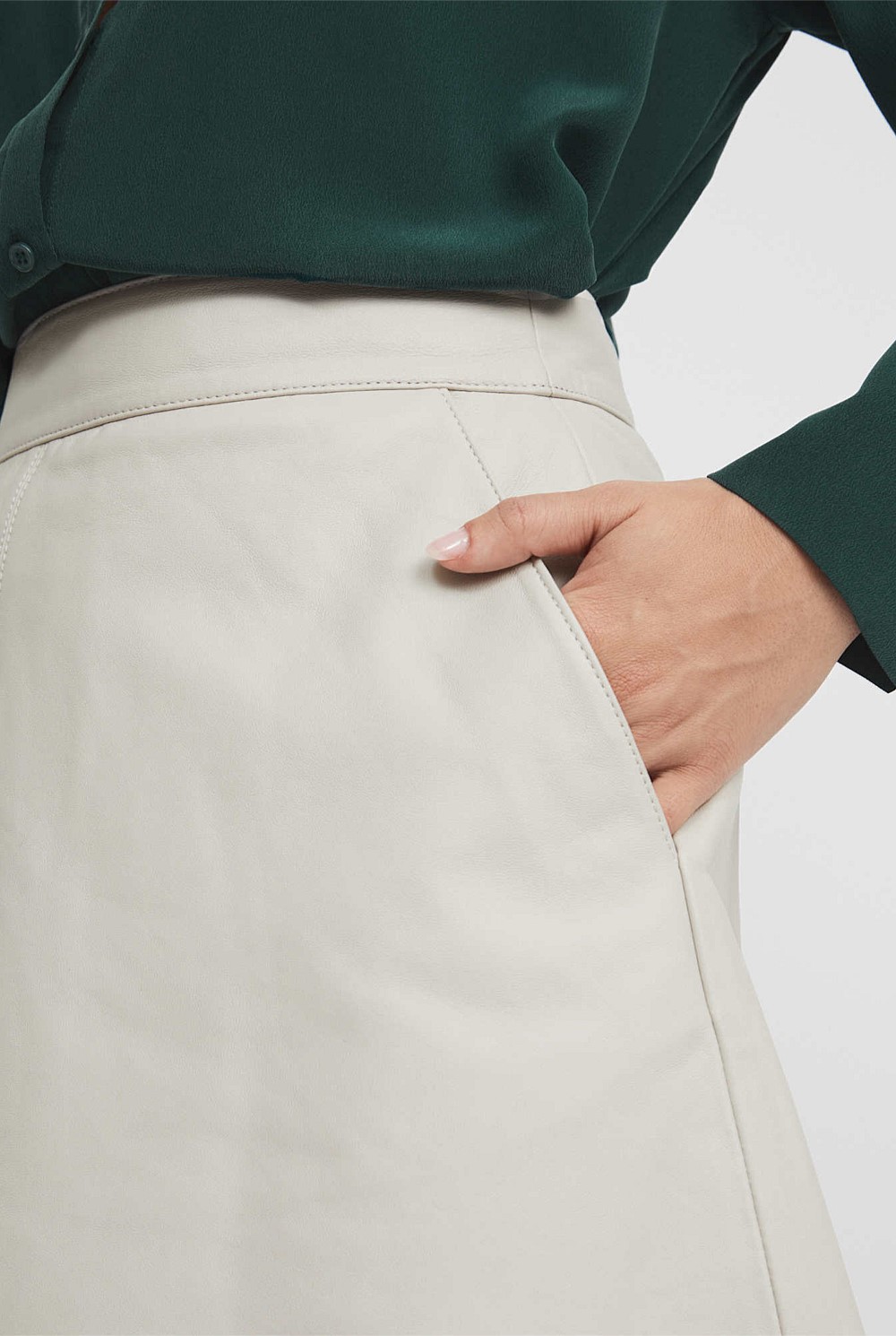 Leather Mini Skirt