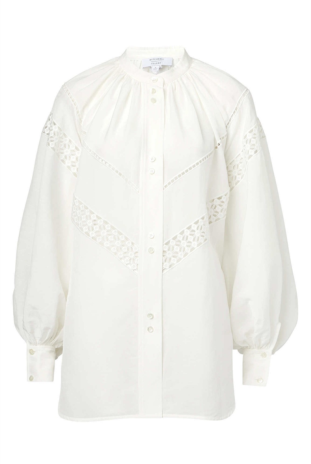 Linen Lace Blouse