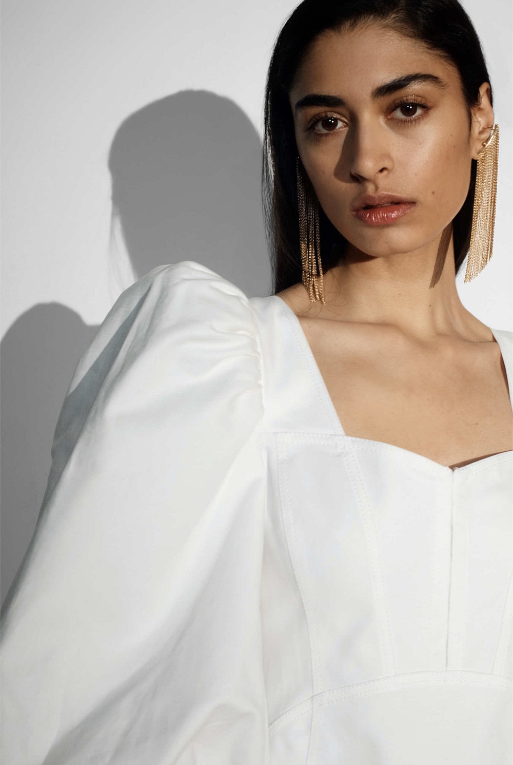 Volume Sleeve Dress