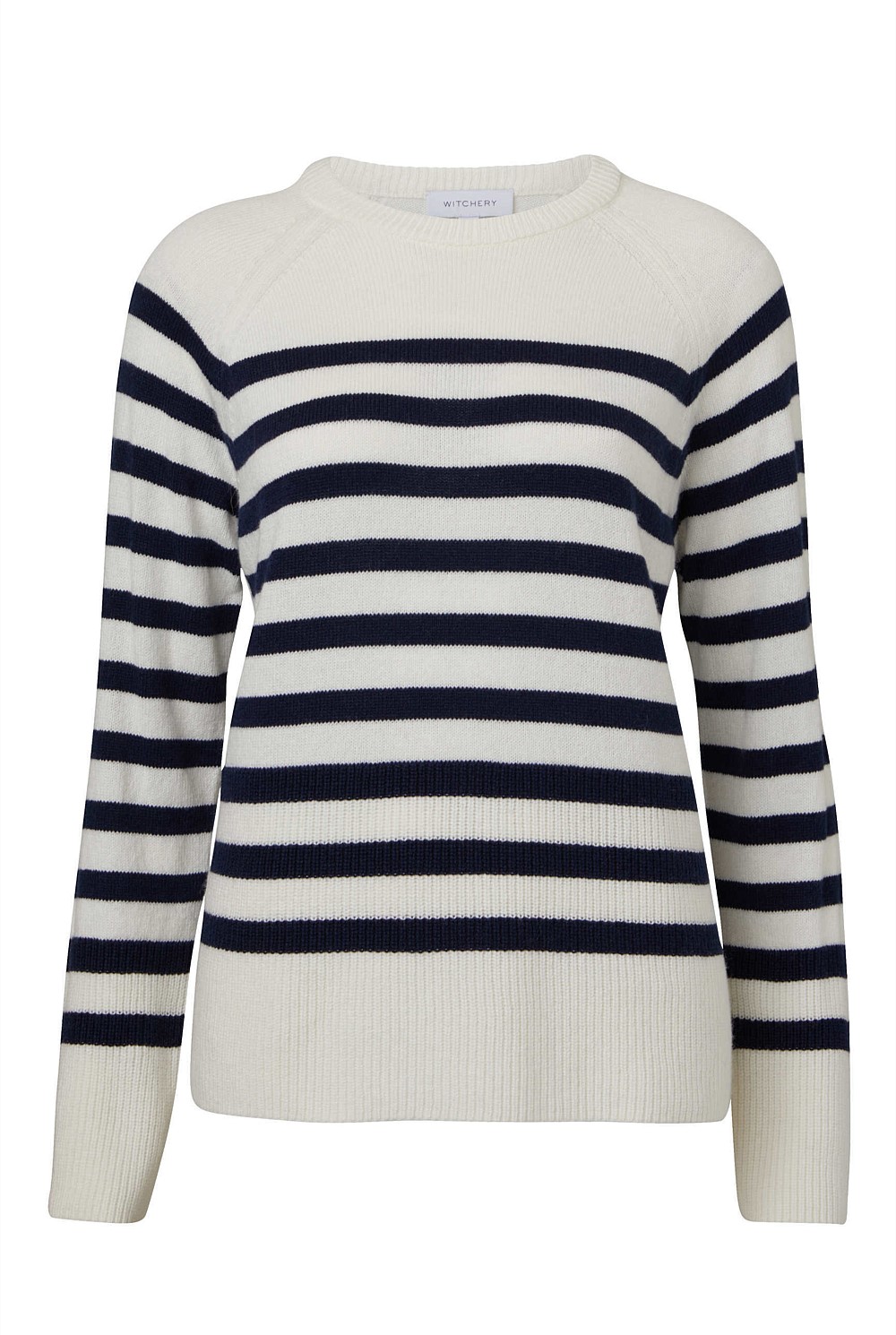 Crew Neck Stripe Knit