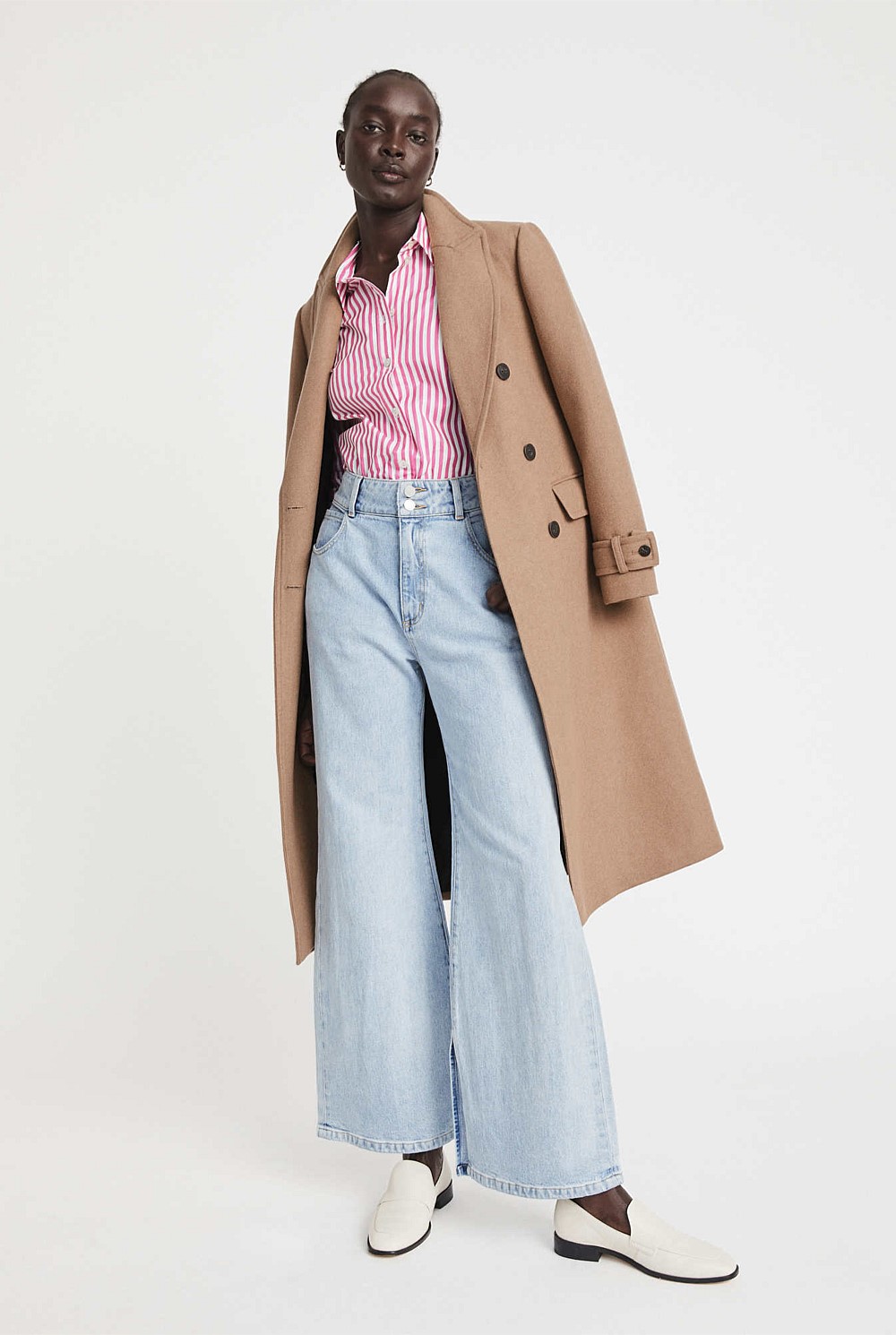 Cotton Oxford Striped Shirt