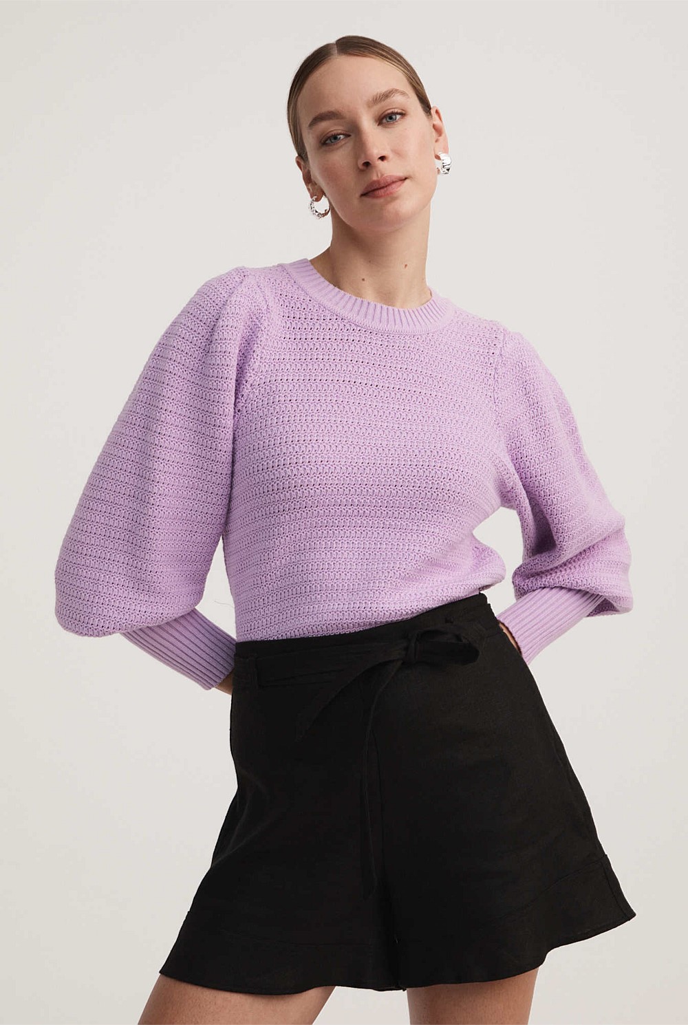 Full Sleeve Textured Knit