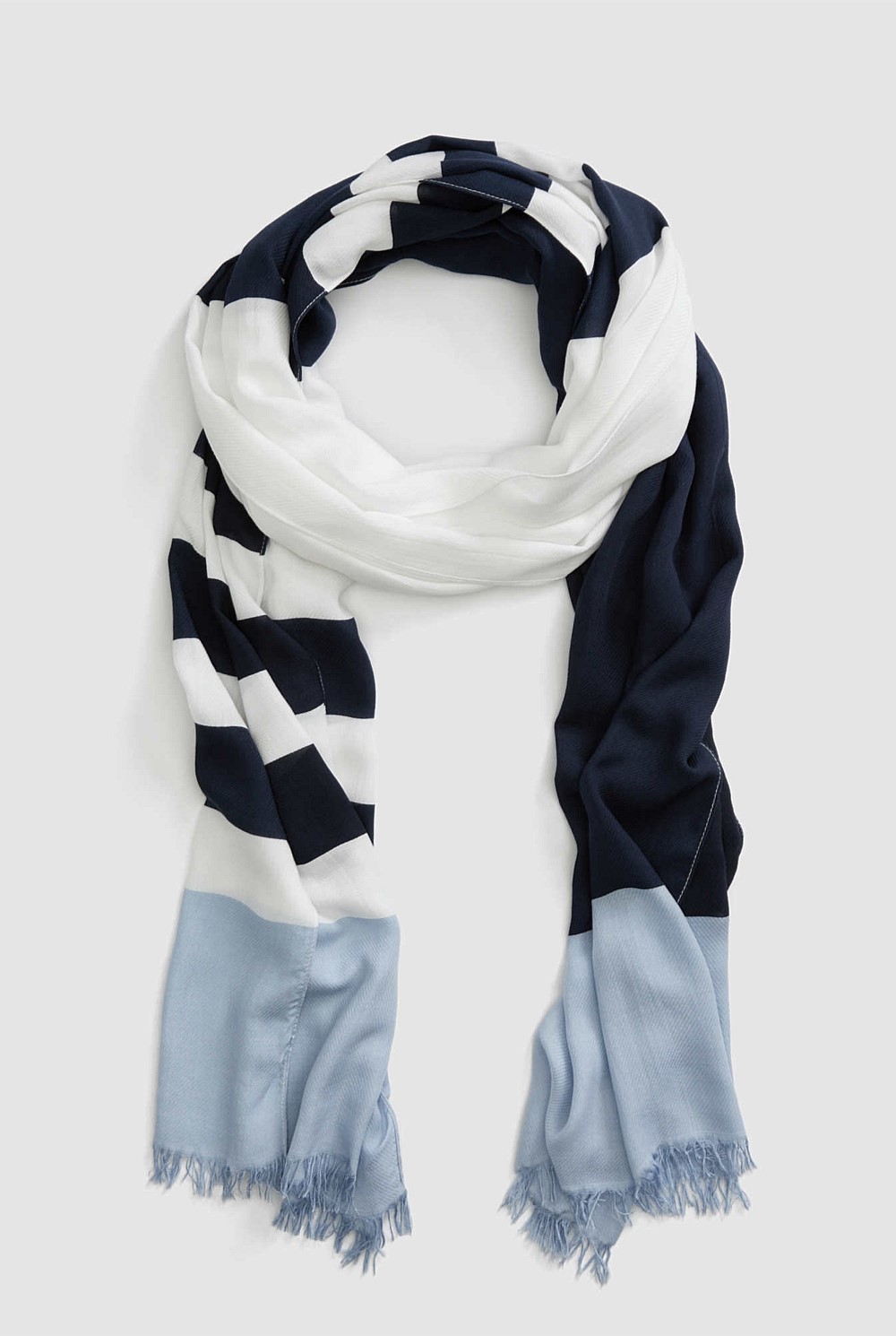 Twill Stripe Scarf