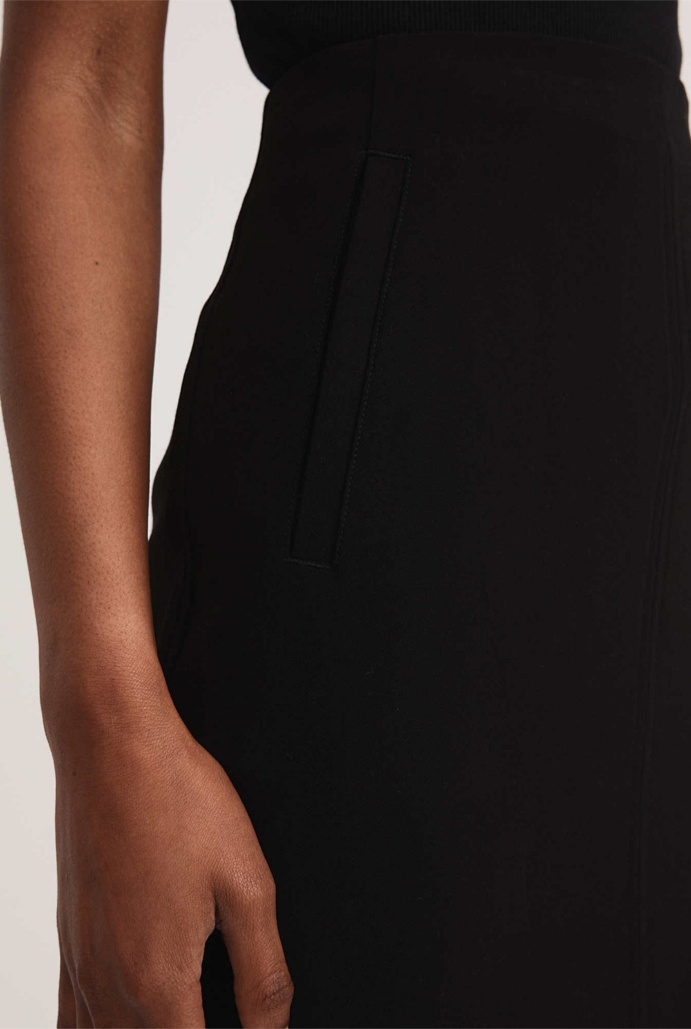 Seam Detail Pencil Skirt