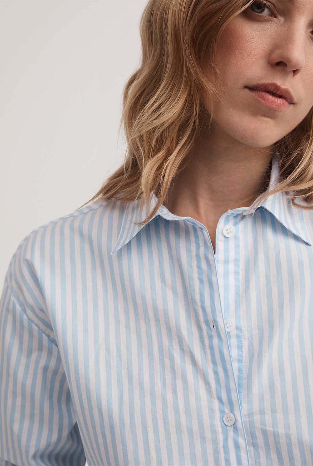 Stripe Cotton Shirt