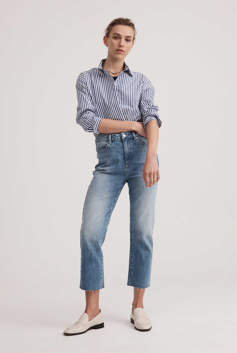 Stripe Cotton Shirt