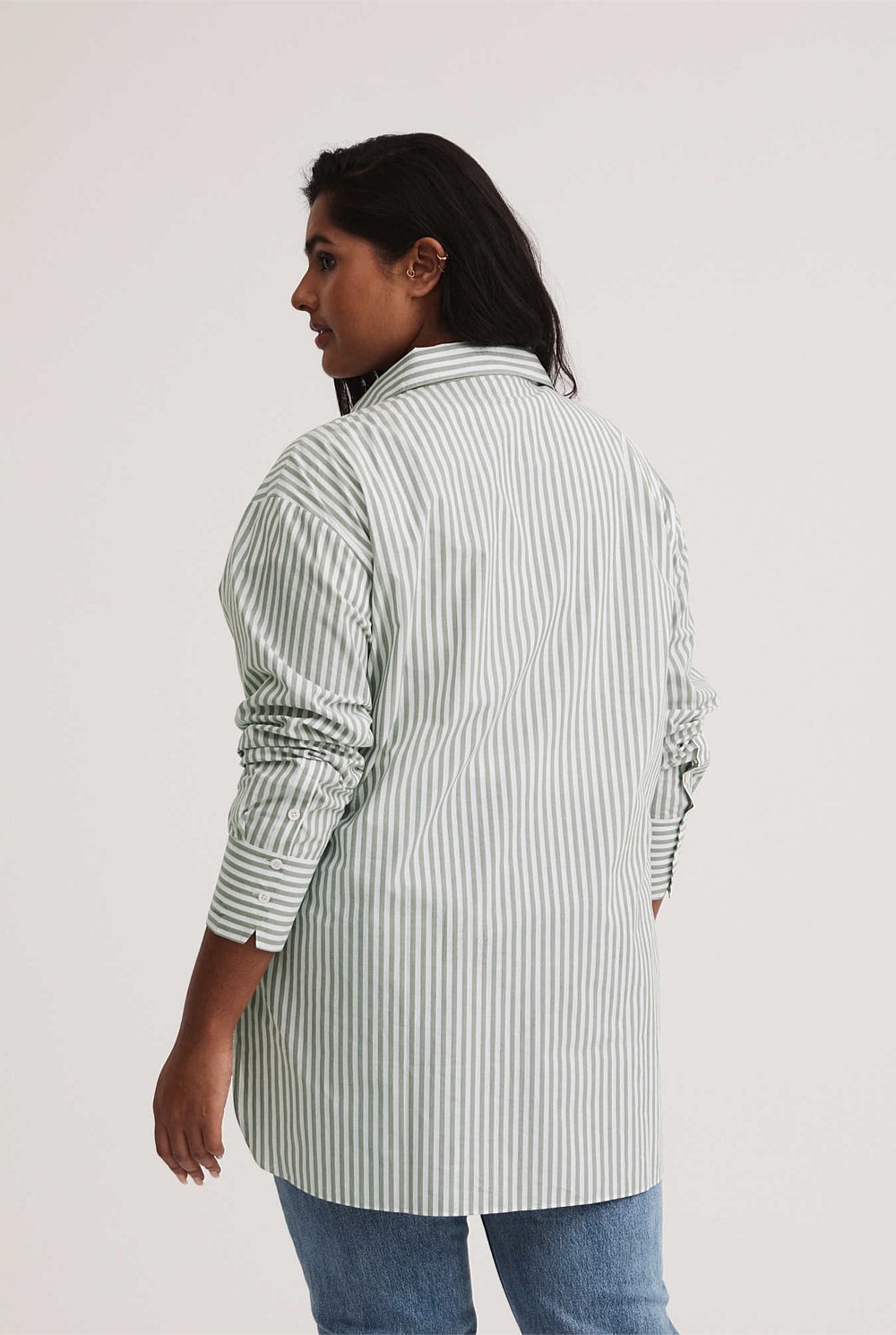 Stripe Cotton Shirt