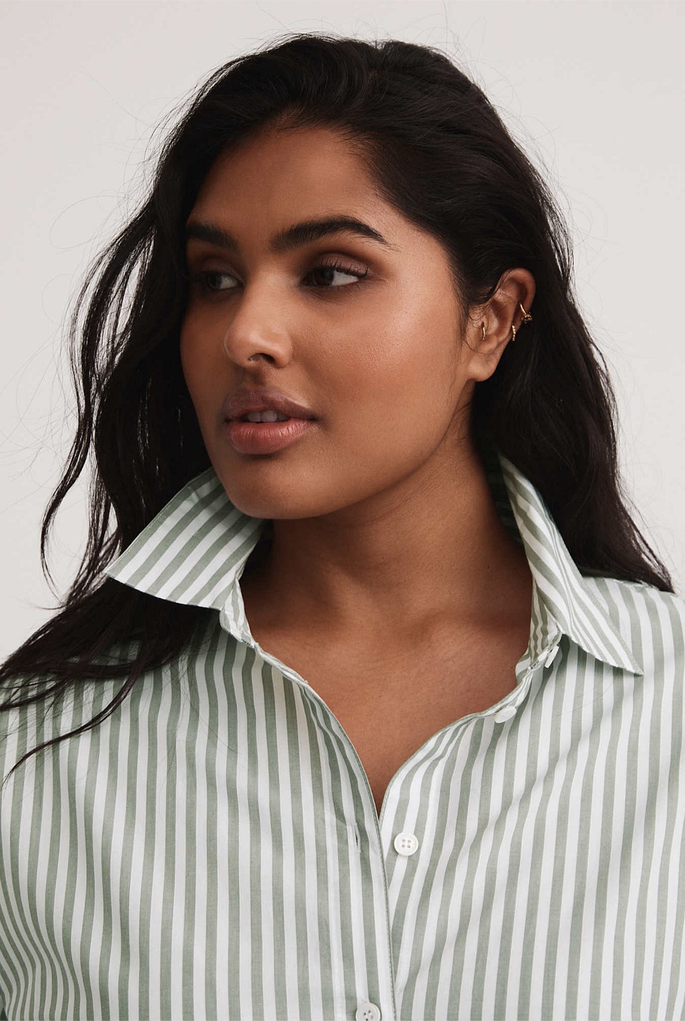 Stripe Cotton Shirt