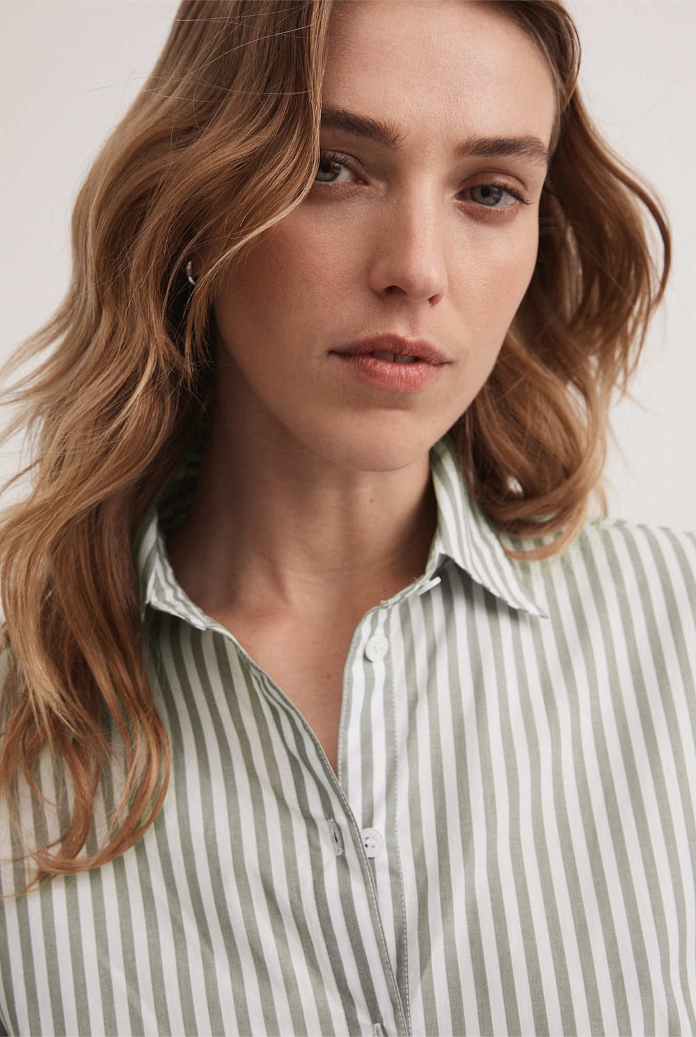 Stripe Cotton Shirt