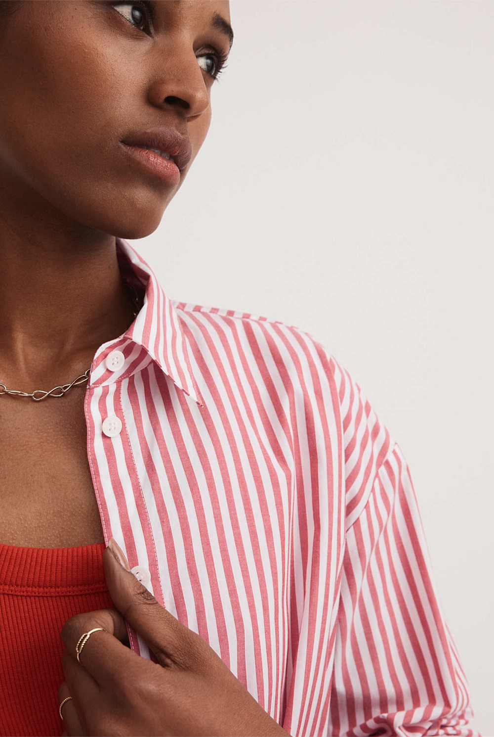 Stripe Cotton Shirt