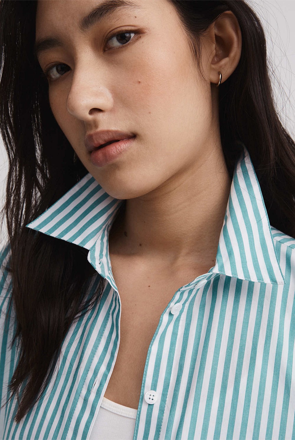 Stripe Cotton Shirt