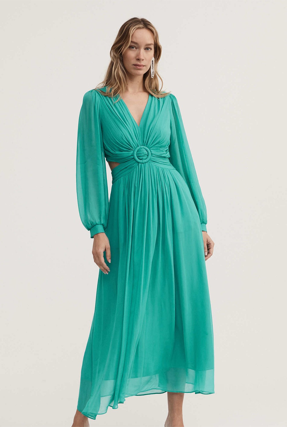 Georgette Cut Out Dress