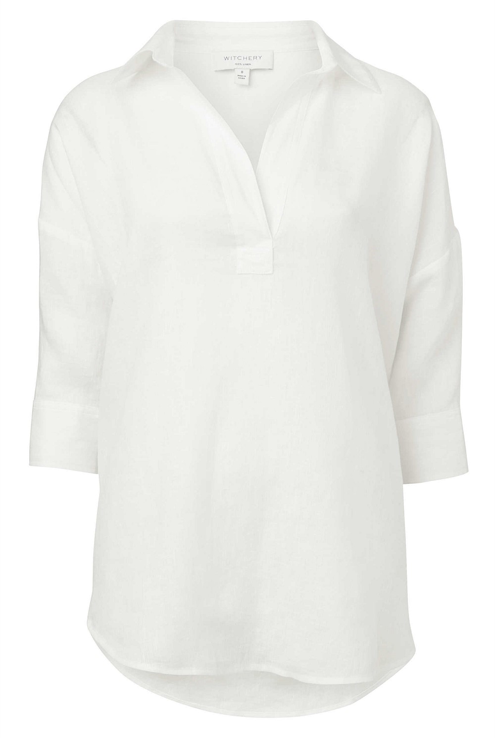 French Linen Pop Over Shirt