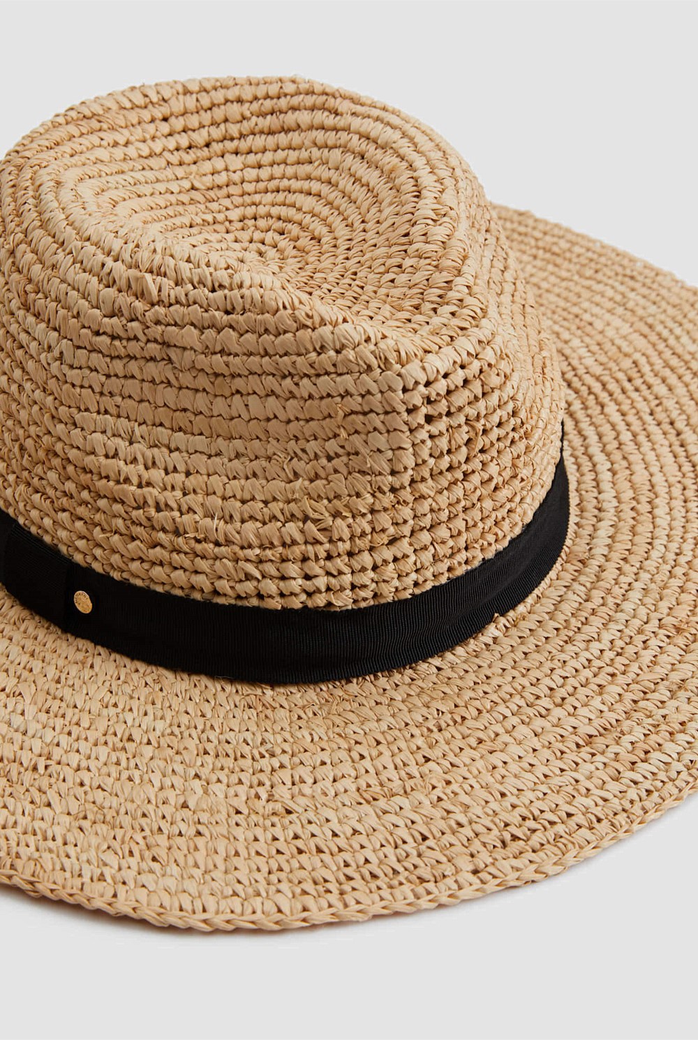 Crochet Raffia Fedora