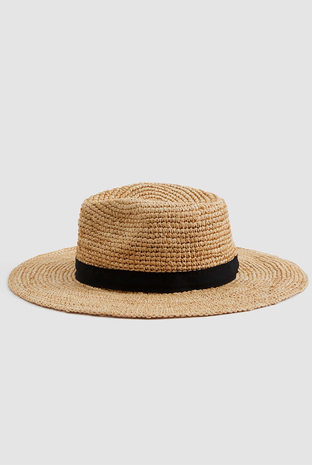 Crochet Raffia Fedora