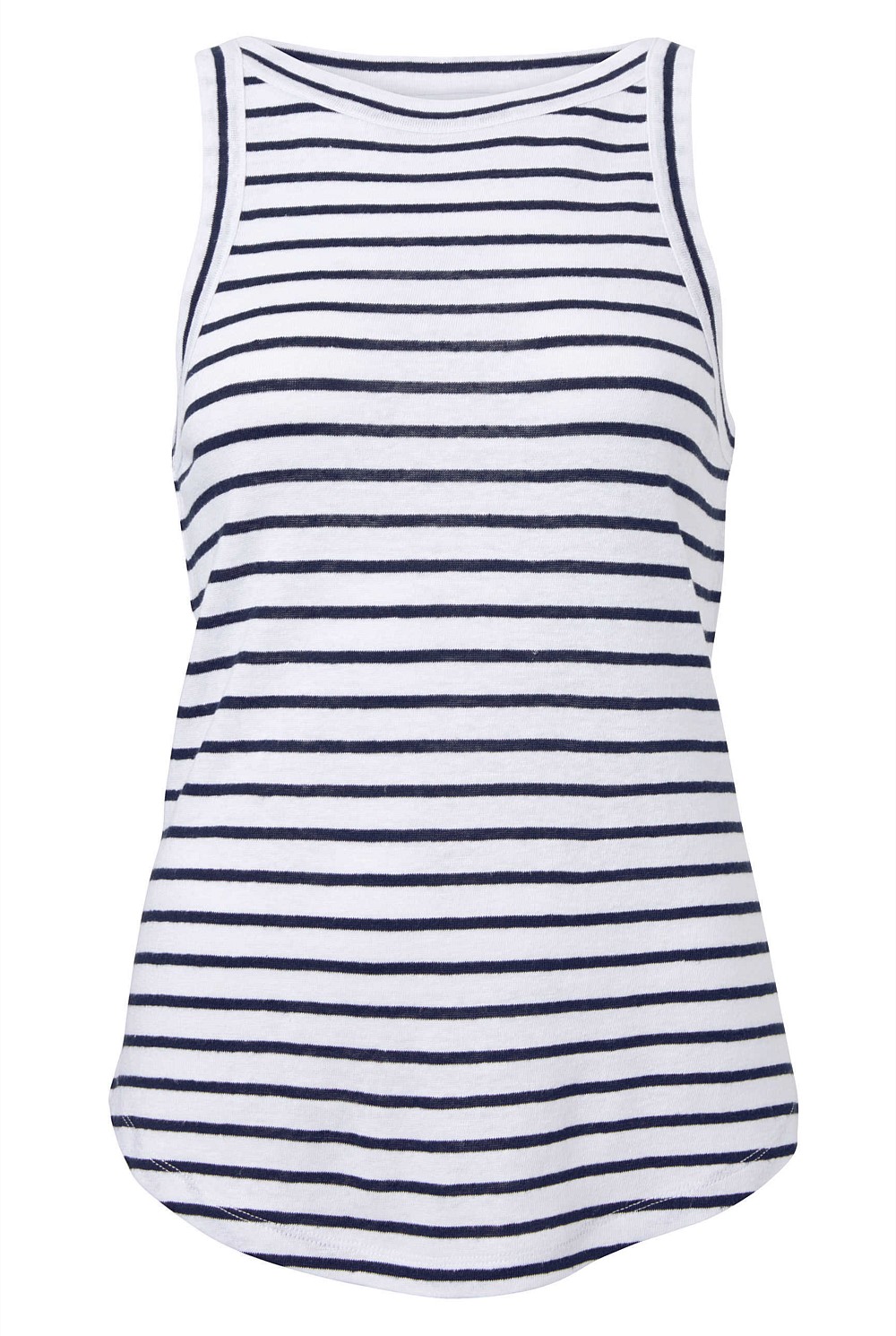 Linen Stripe Bind Tank