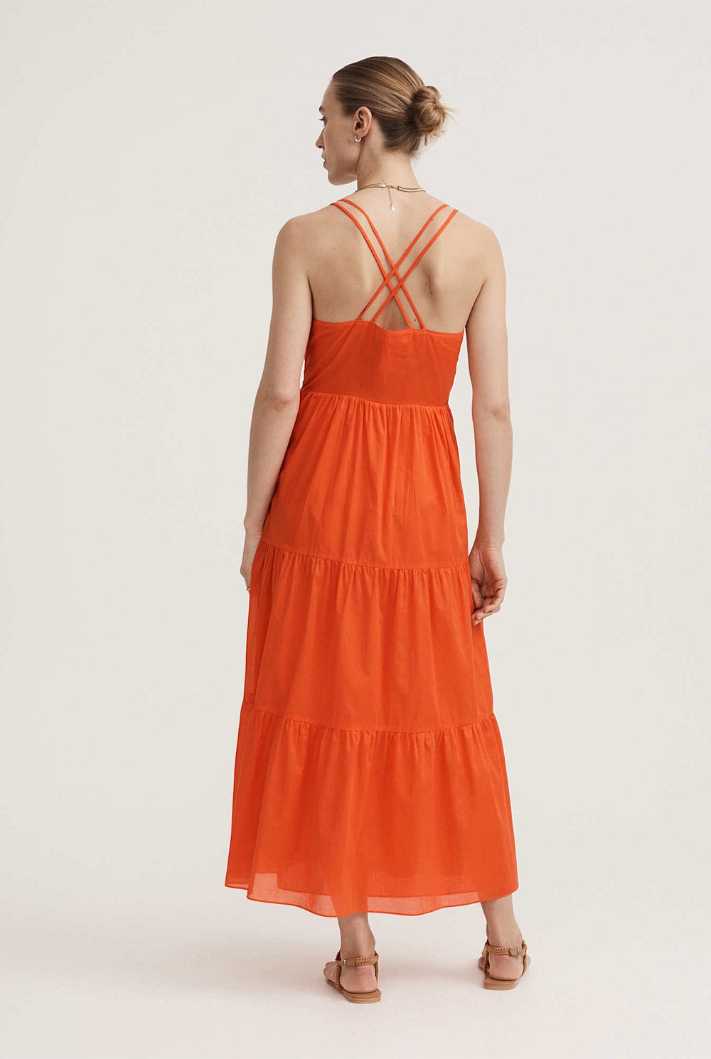 Cotton Tier Maxi Dress