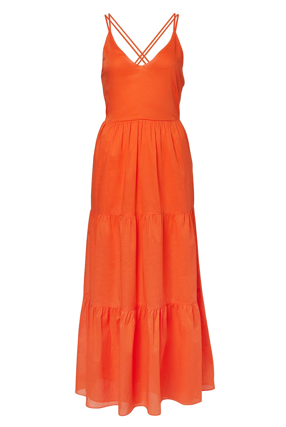Cotton Tier Maxi Dress