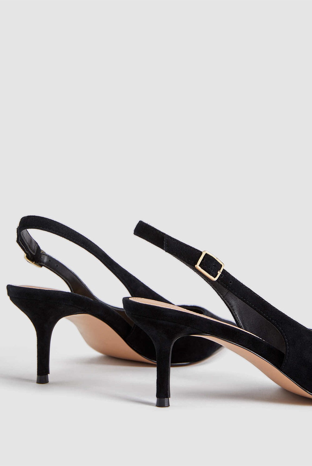Sling Back Suede 65mm Heel