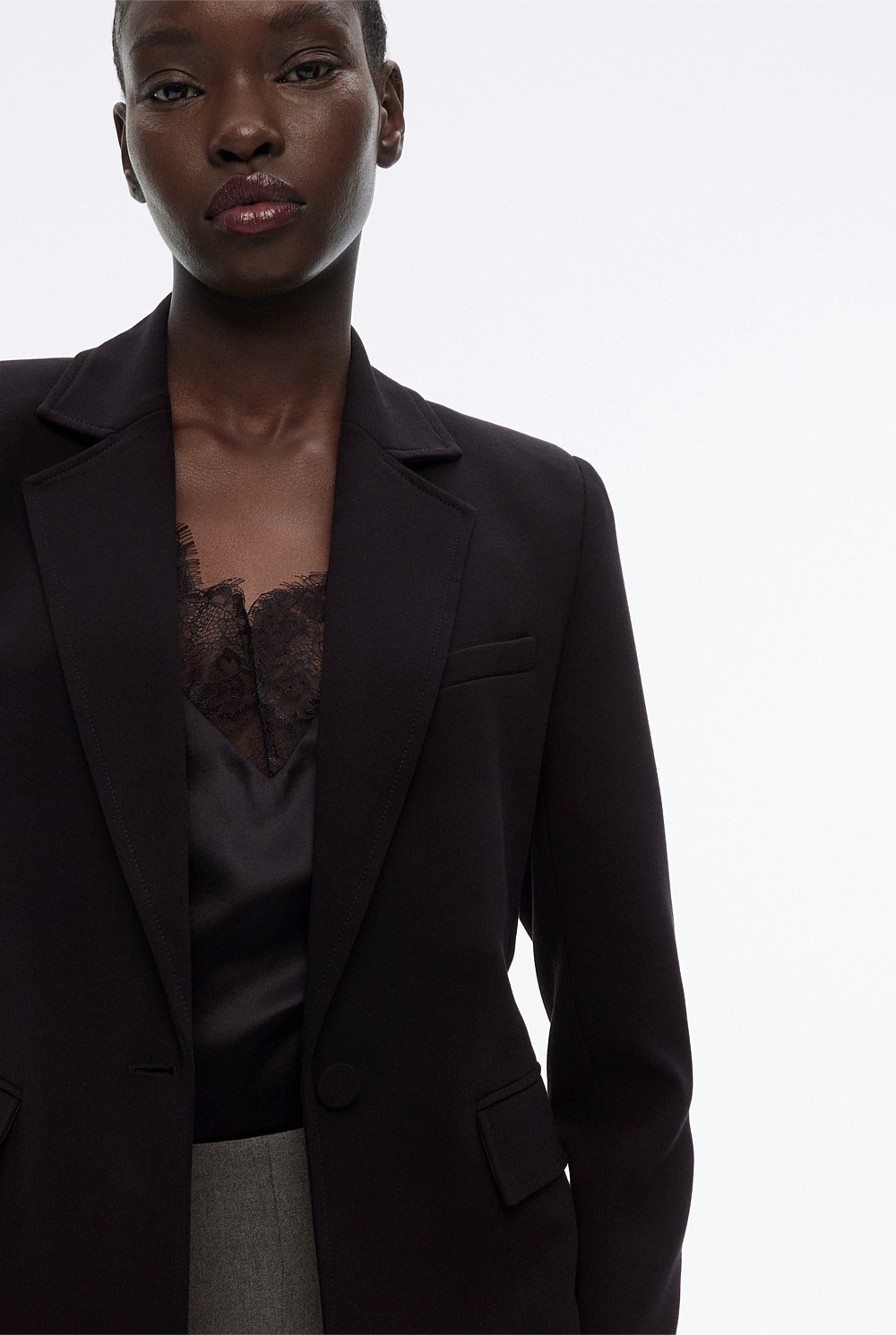 Classic Single-Breasted Blazer