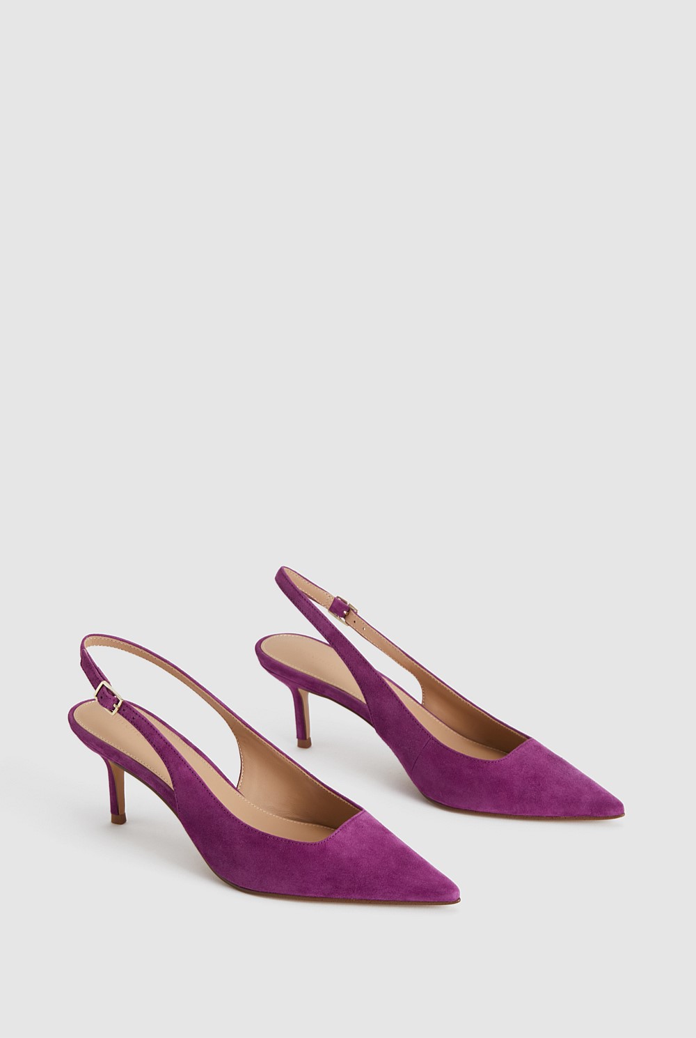 Sling Back Suede 65mm Heel