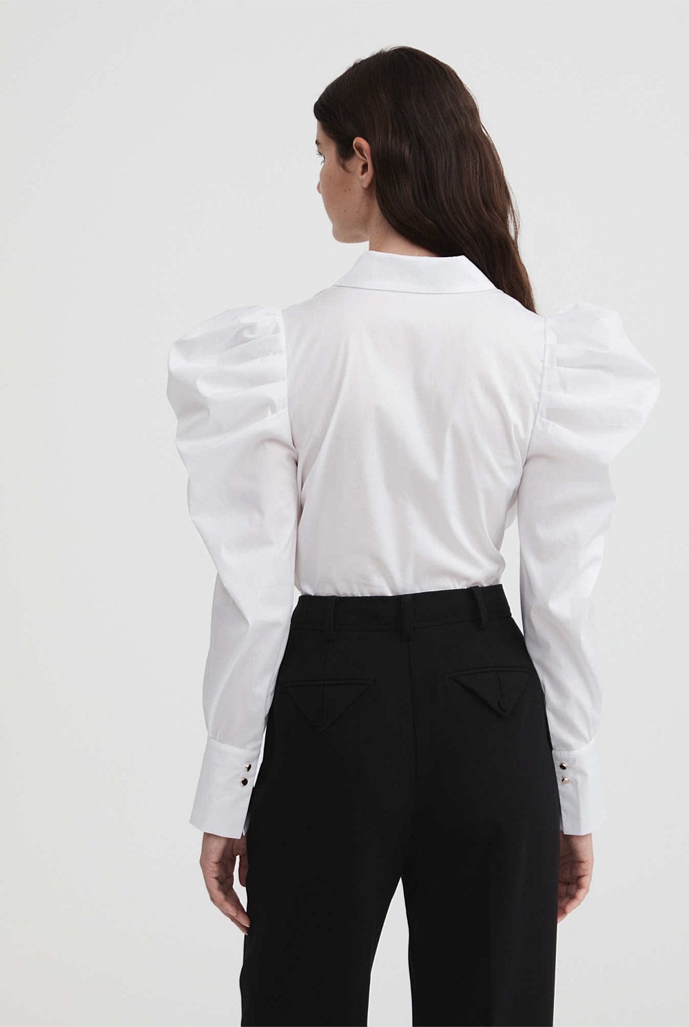 Cotton Volume Sleeve Shirt