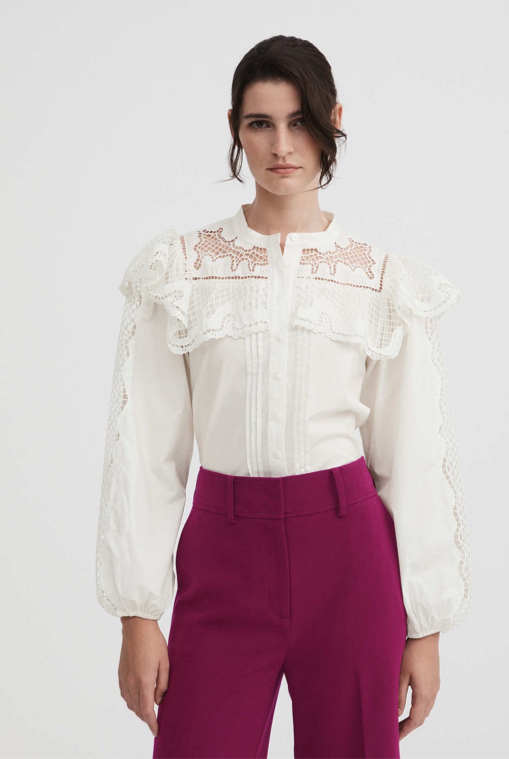 Cotton Lace Blouse