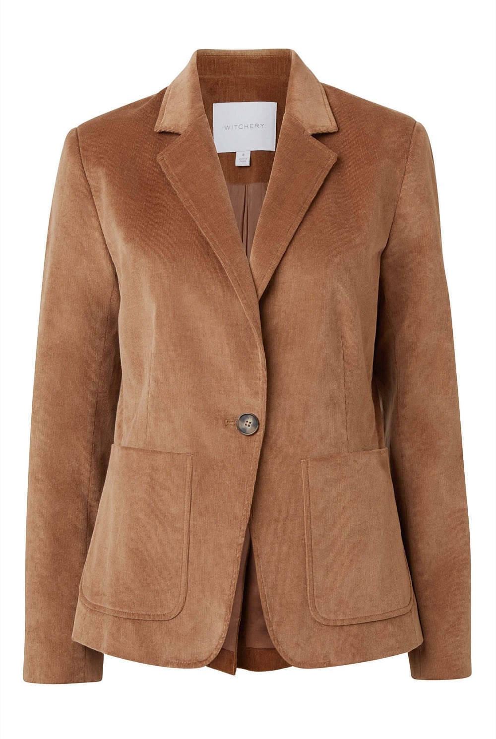 Cotton Cord Single Breasted Blazer