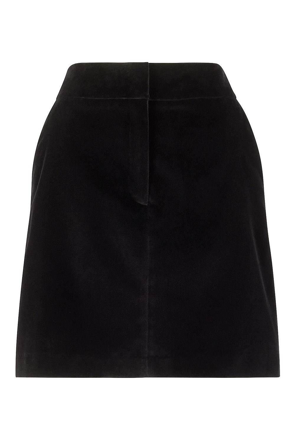 Velvet Mini Skirt