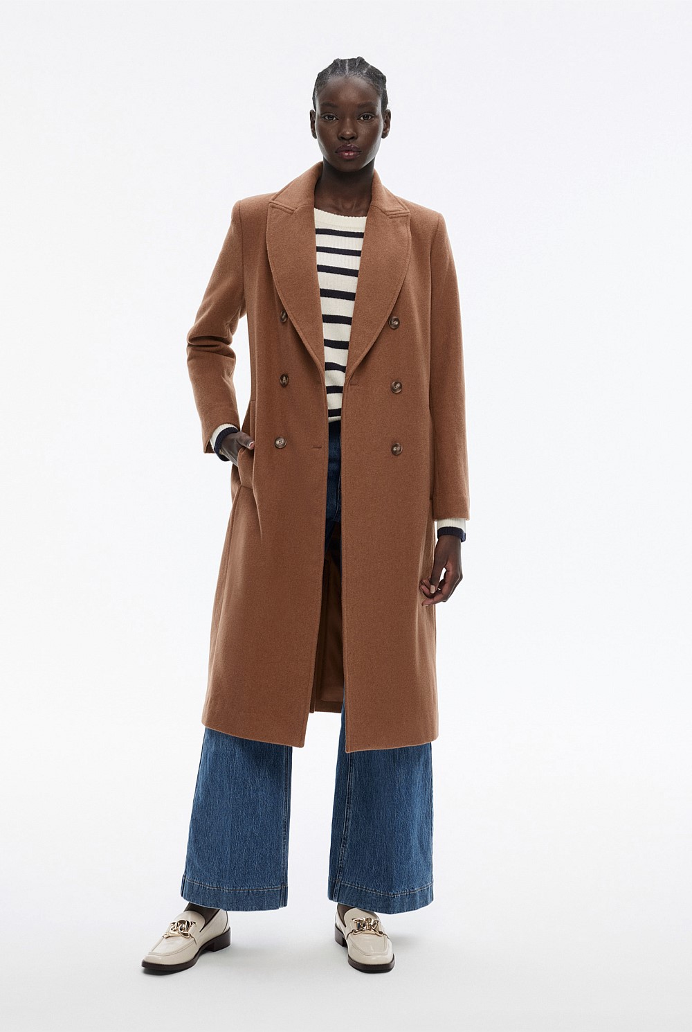 Crew Neck Stripe Knit