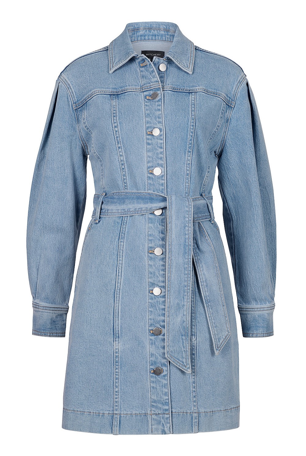 Denim Seam Detail Dress