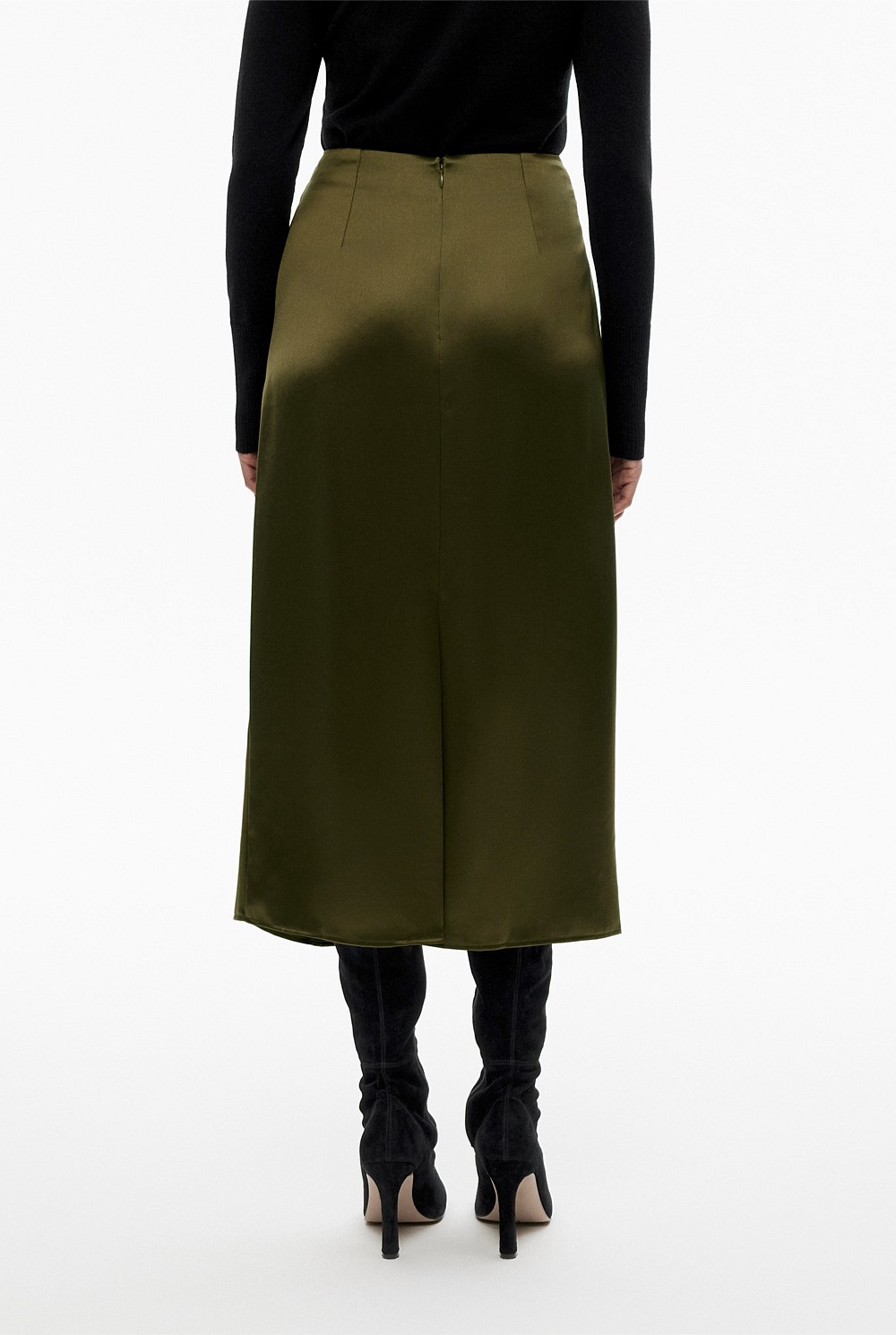 Acetate Drape Skirt
