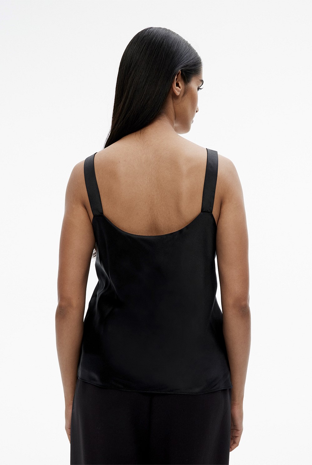 Silk Satin Scoop Camisole