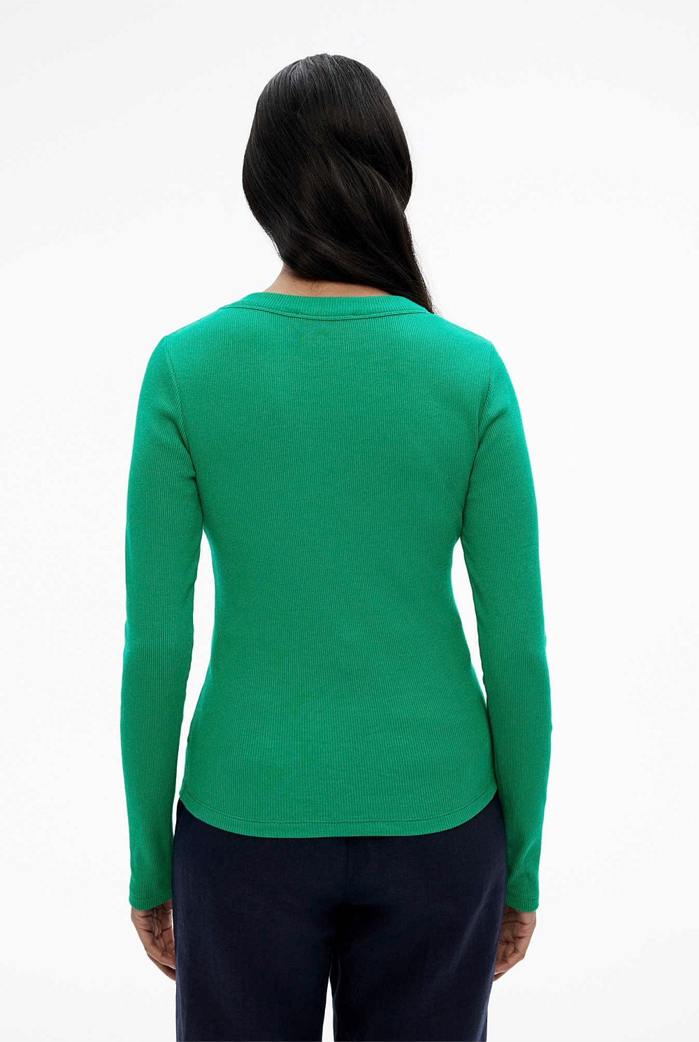 Long Sleeve Rib Top