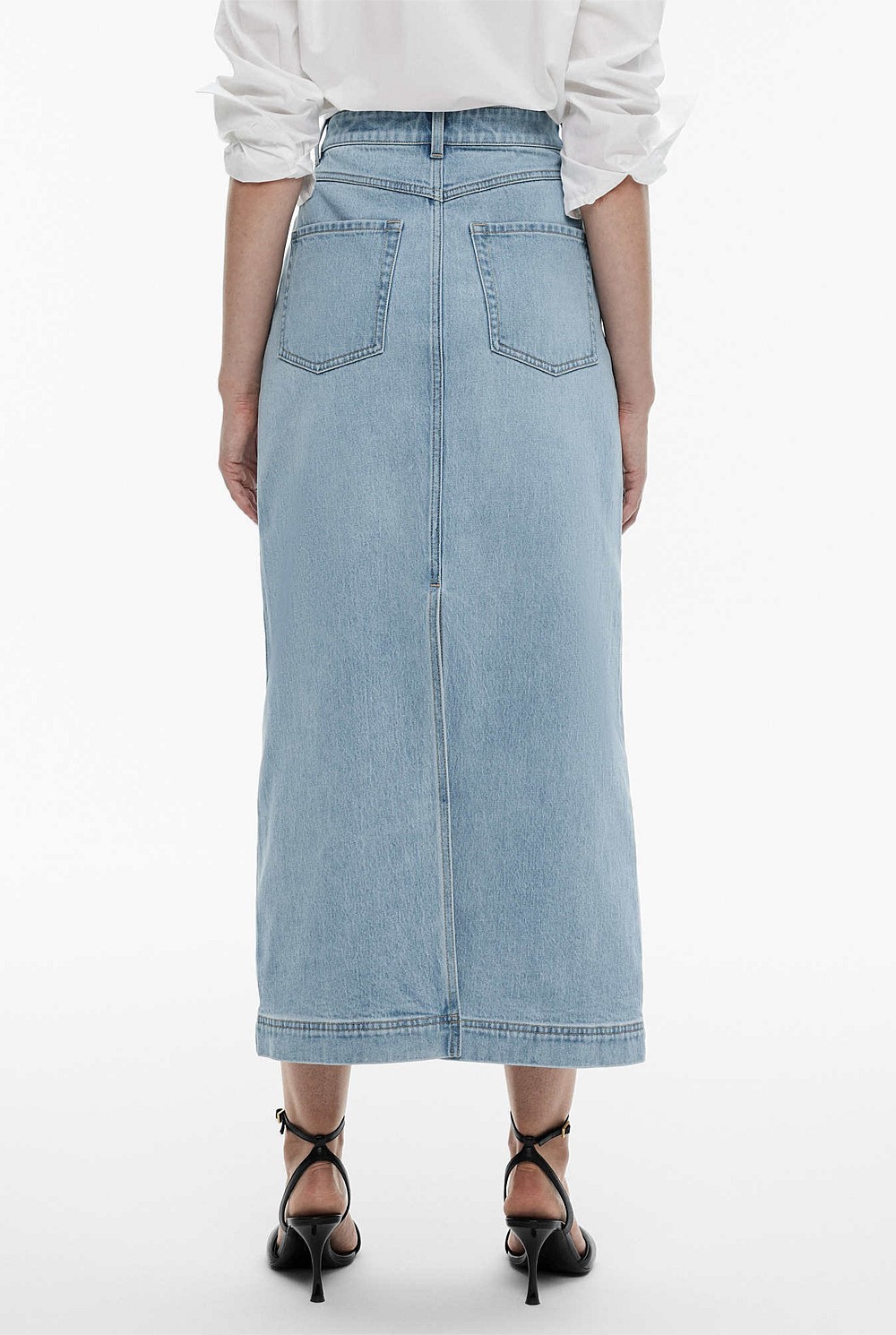 Denim Maxi Skirt
