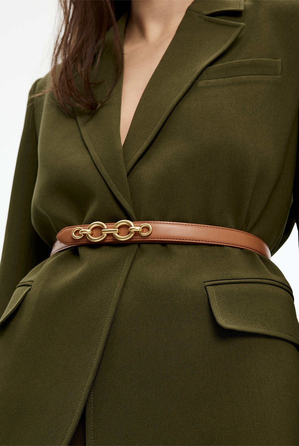 Oval Link Chain Belt