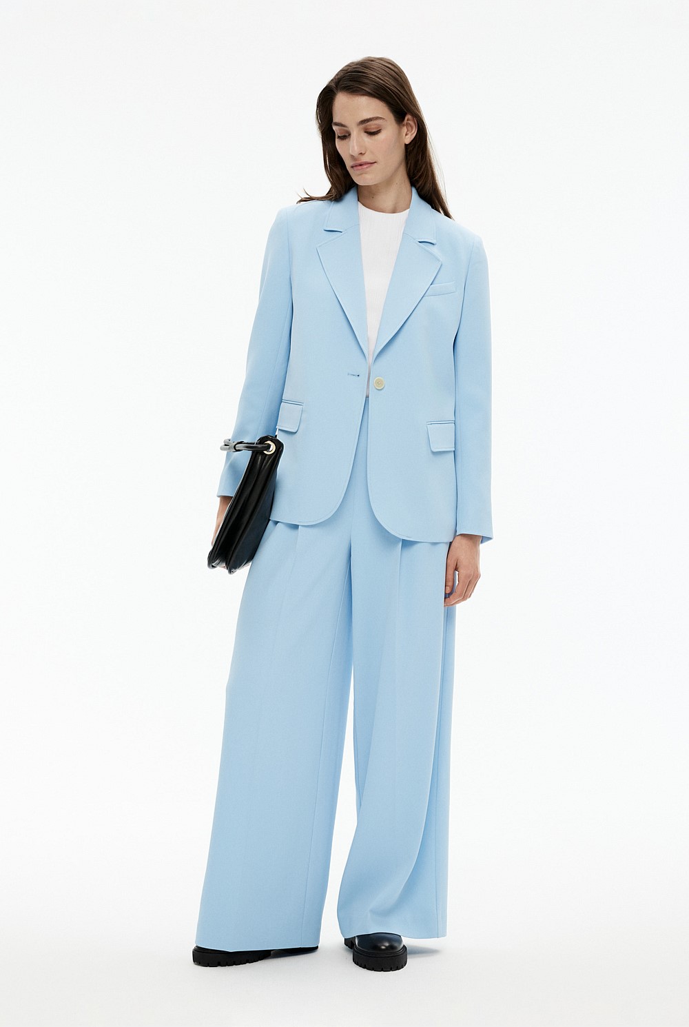Boxy Single-Breasted Blazer