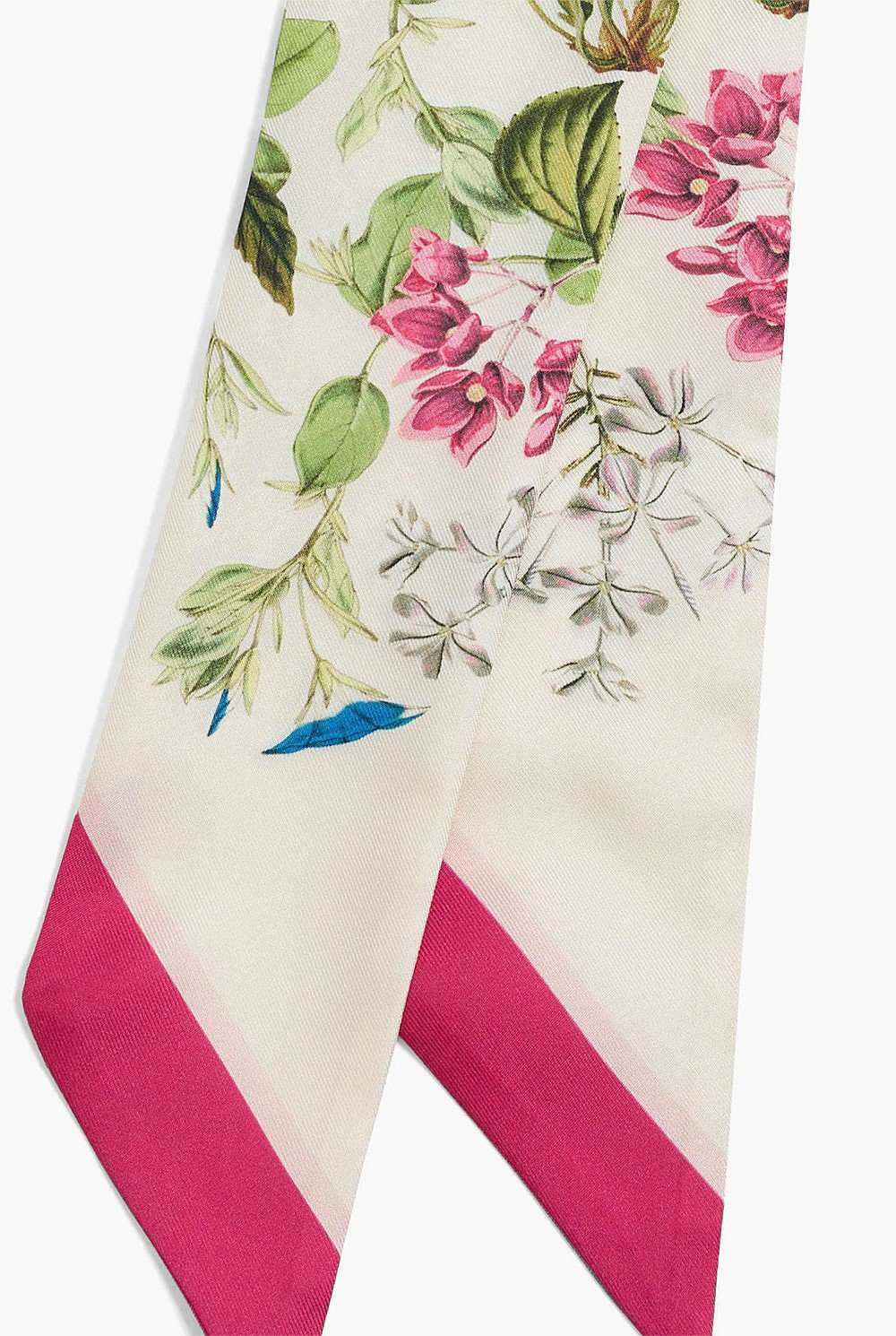 Silk Garden Floral Tie Scarf