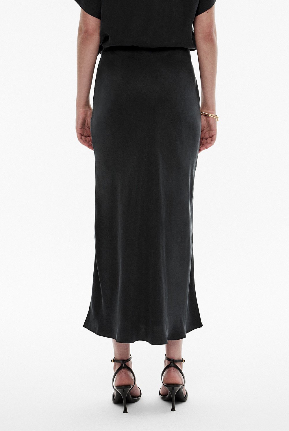 Cupro Maxi Skirt