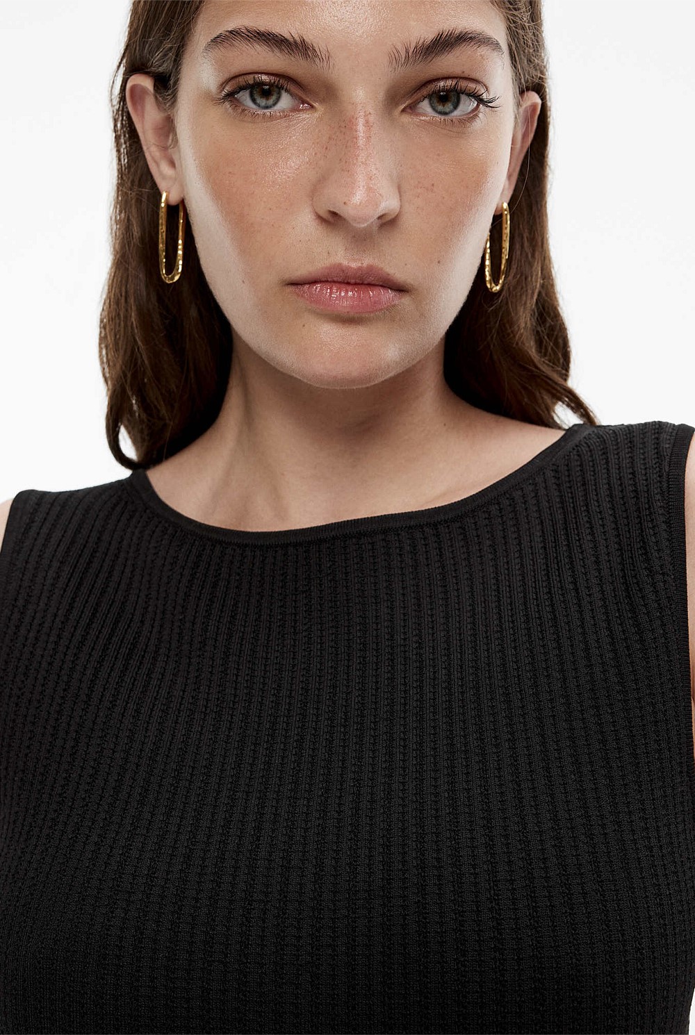 Textured Stitch Knit Dress