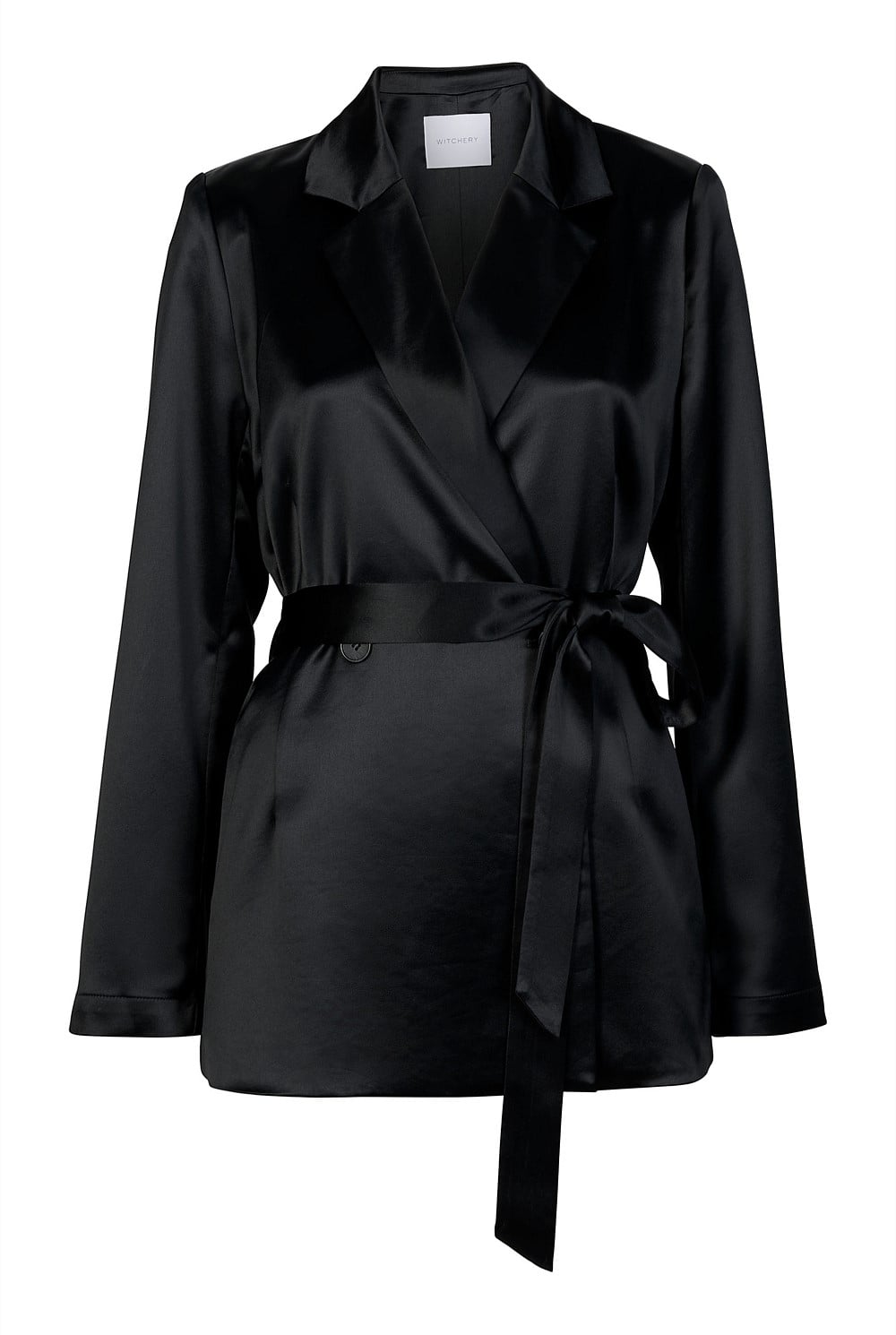 Acetate Draped Blazer