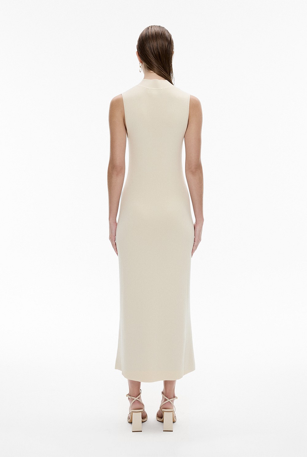 Keyhole Detail Knit Dress
