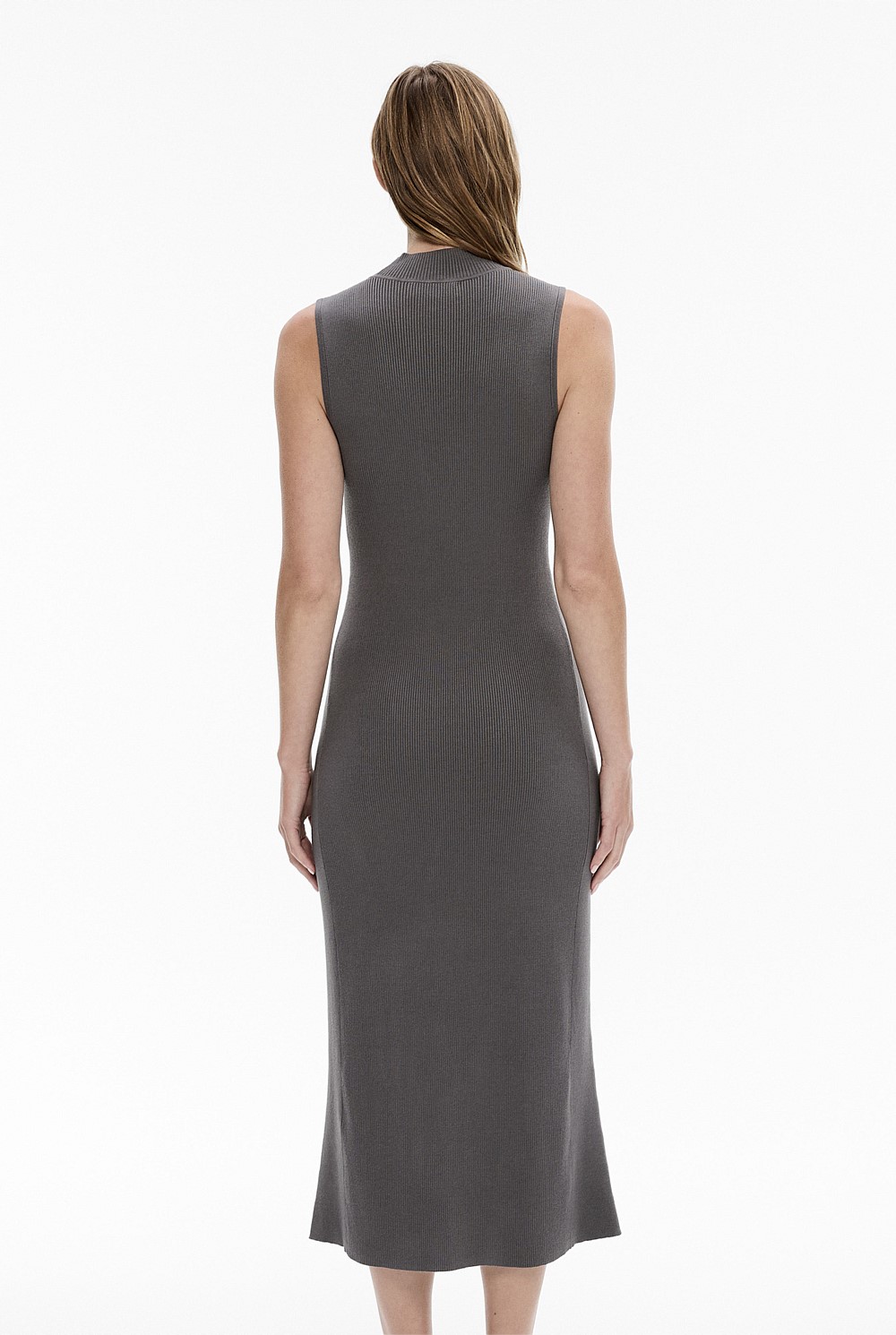 Keyhole Detail Knit Dress